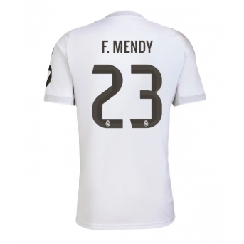 Billige Fotballdrakt Real Madrid Ferland Mendy #23 Replika Hjemmedrakt 2025-26 Kortermet